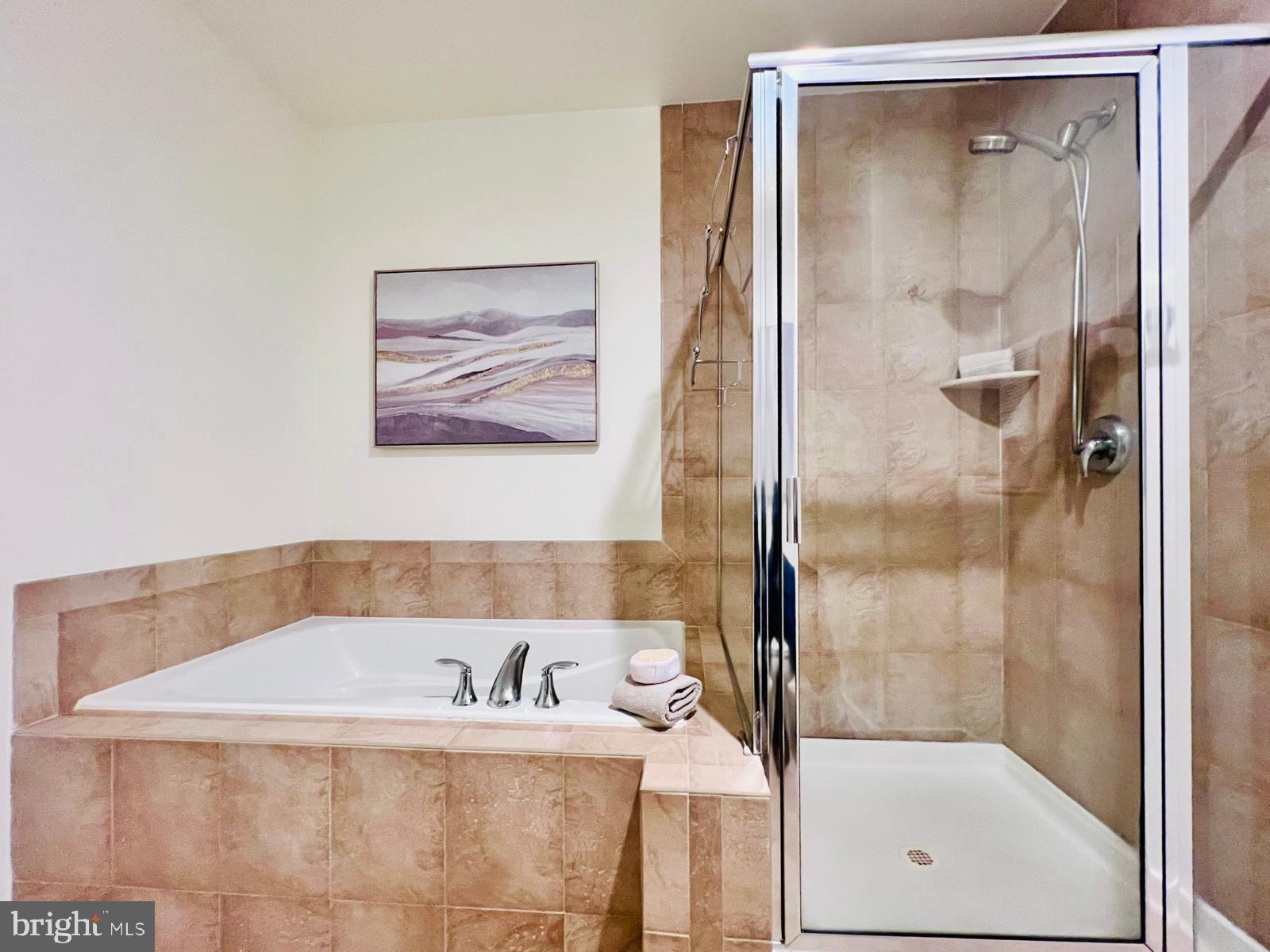 2301 Cobble Hill Terrace Silver Spring, MD 20902 - Photo 12 of 28 a bathroom with a tub and a shower