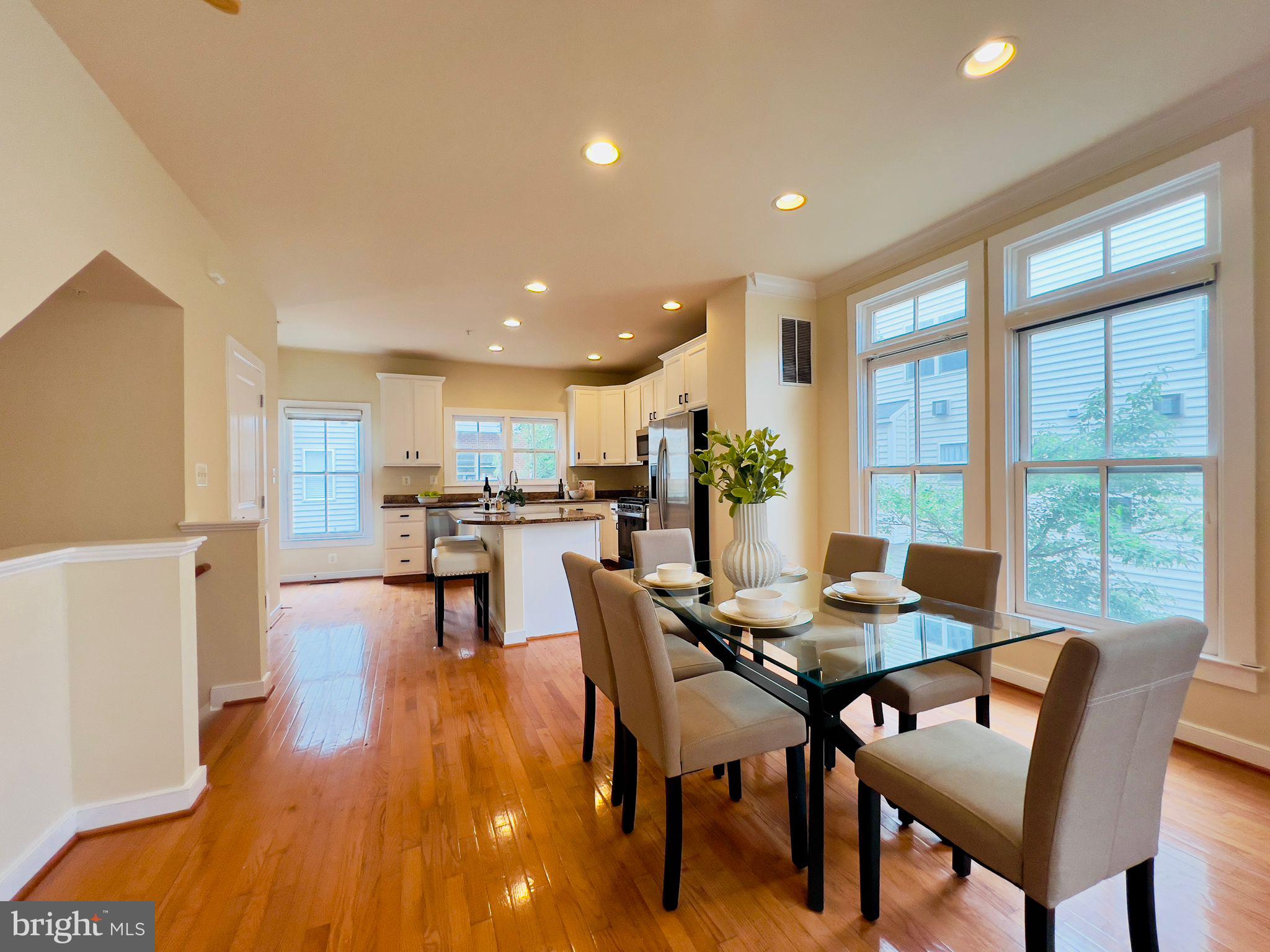 2301 Cobble Hill Terrace Silver Spring, MD 20902 - Photo 8 of 28 a dining room with furniture and wooden floor