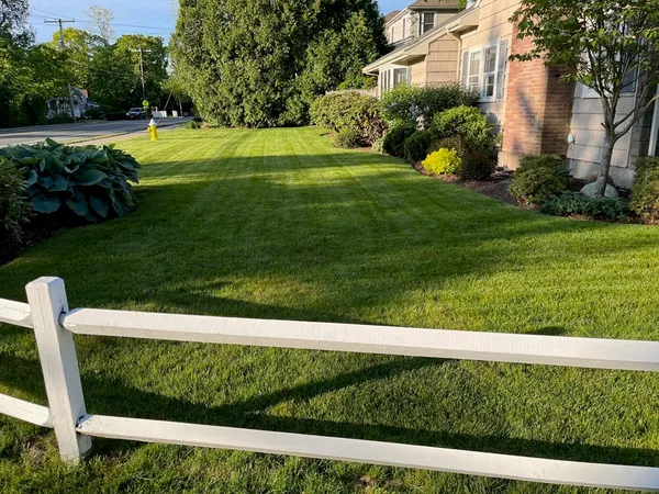 a view of an outdoor space and yard