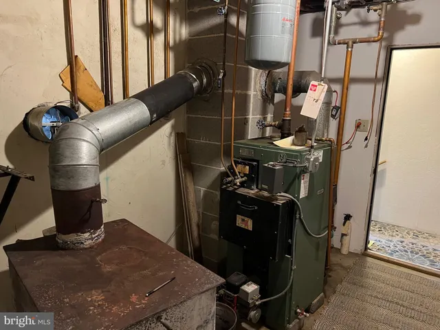 a view of street with trees in the background