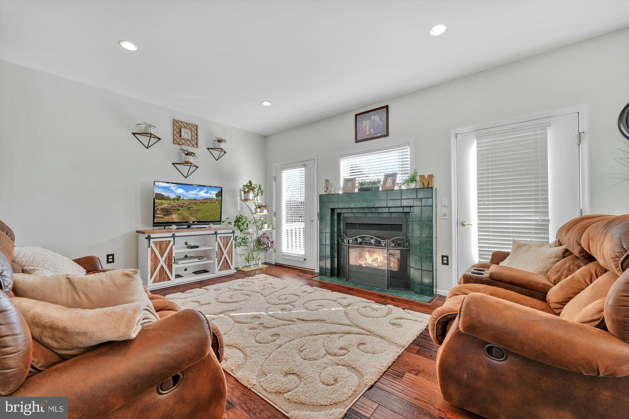 6 Jackson Road Pottsville, PA 17901 - Photo 12 of 36 a living room with furniture and a fireplace