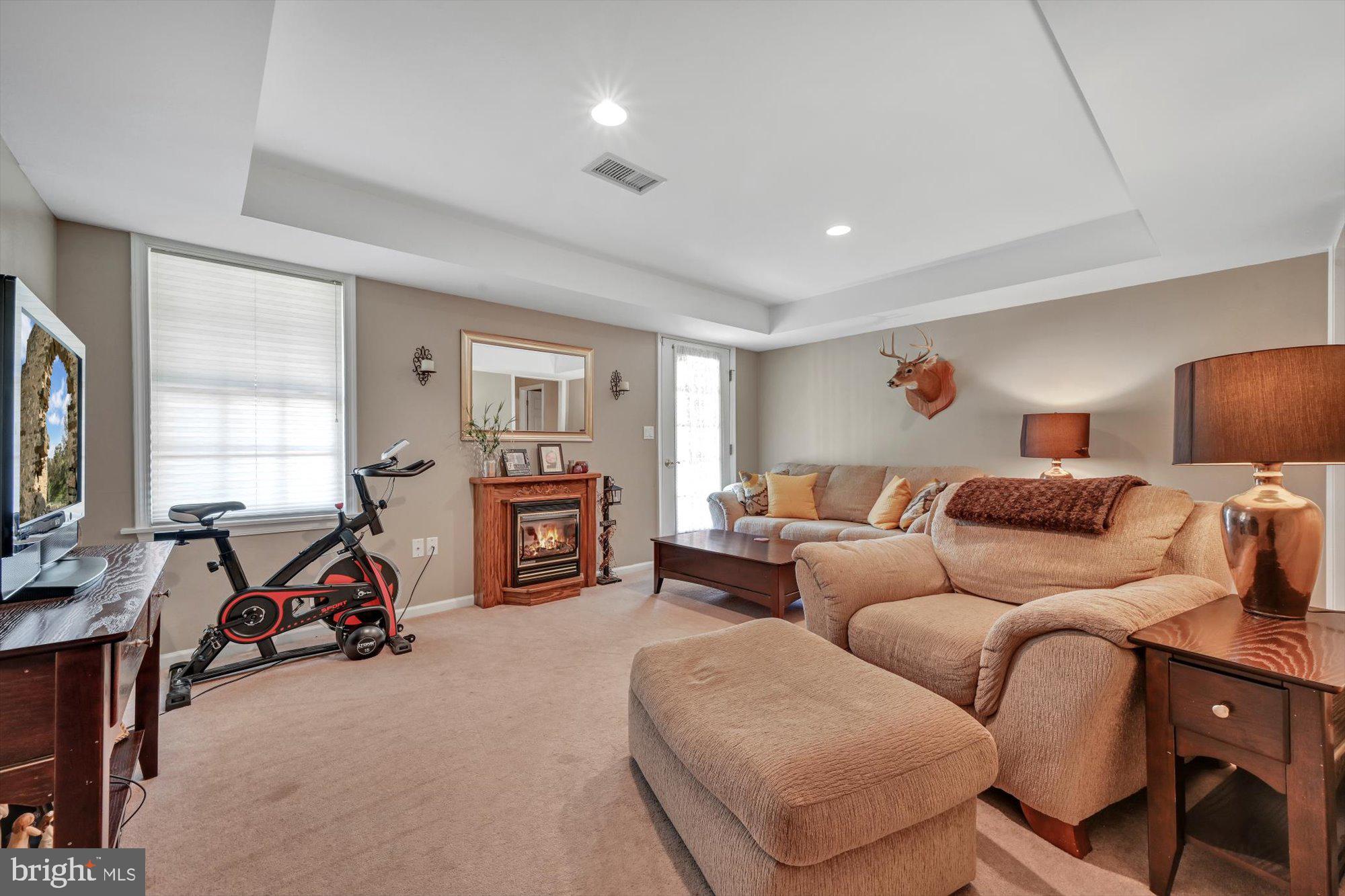 6 Jackson Road Pottsville, PA 17901 - Photo 25 of 36 a bedroom with furniture and a flat screen tv
