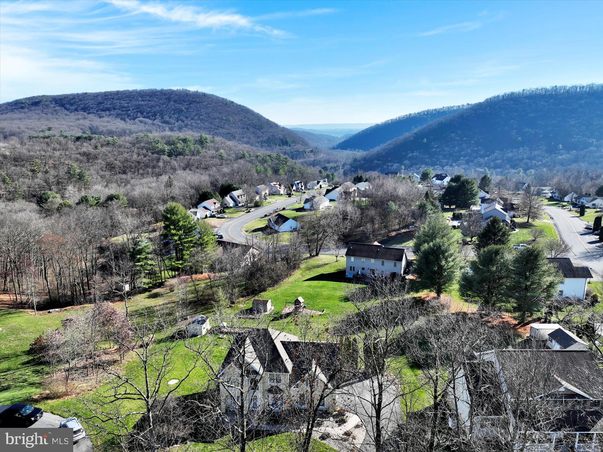 6 Jackson Road Pottsville, PA 17901 - Photo 29 of 36 a view of a lush green hillside and houses