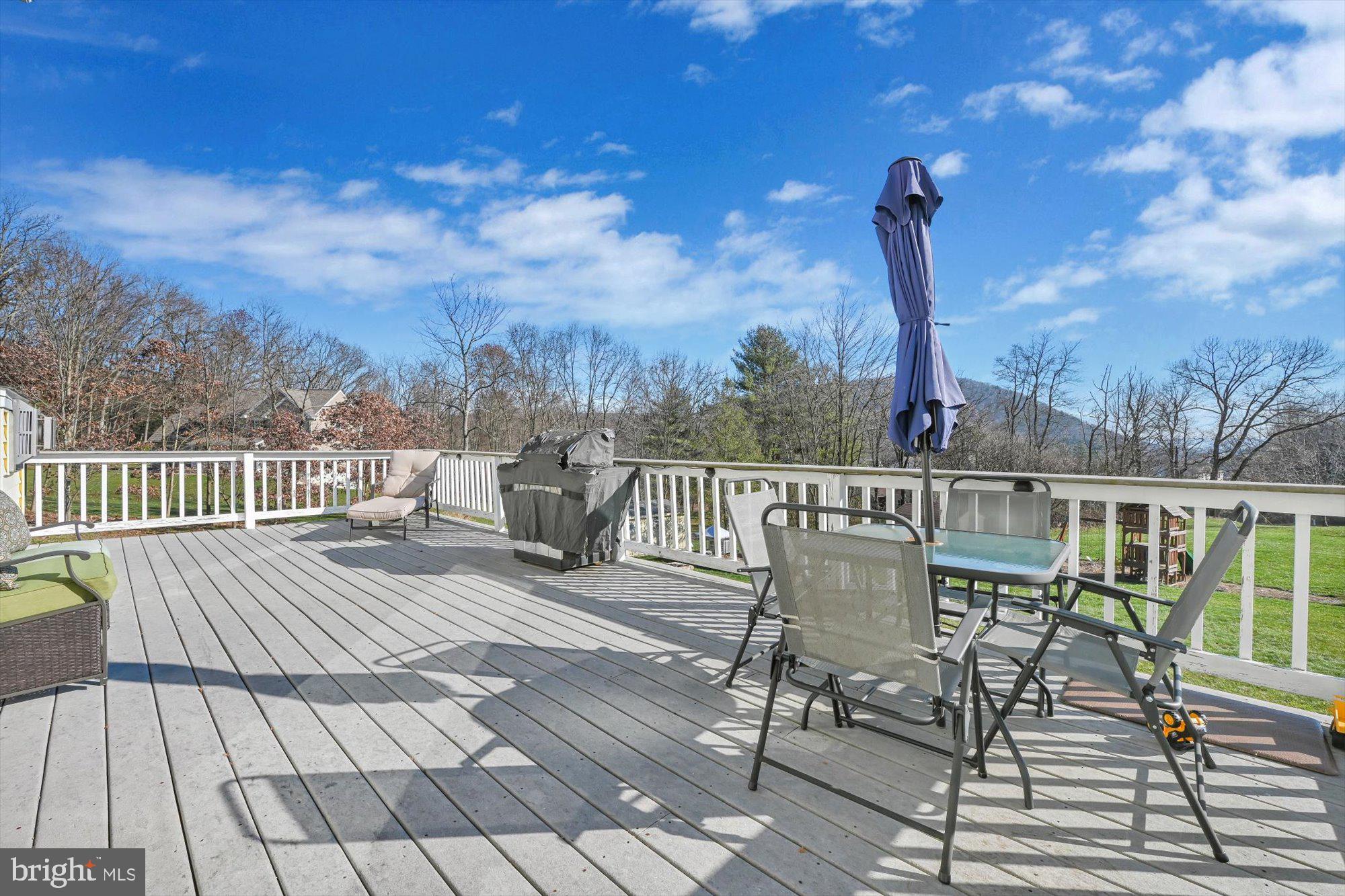 6 Jackson Road Pottsville, PA 17901 - Photo 31 of 36 a view of a chairs on wooden deck
