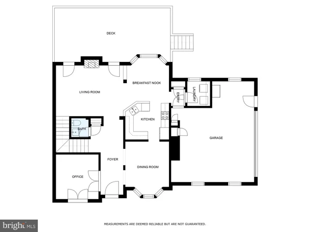 a picture of a bench in front of a door