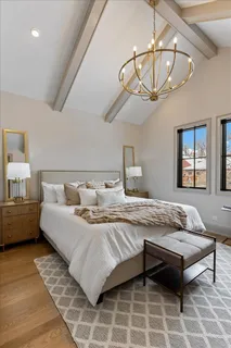 a white bath tub sitting next to a window