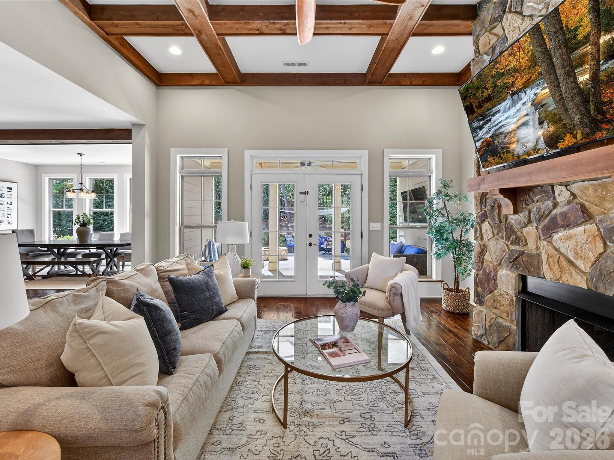 205 Streamwood Road Troutman, NC 28166 - Photo 11 of 41 a living room with furniture and a large window