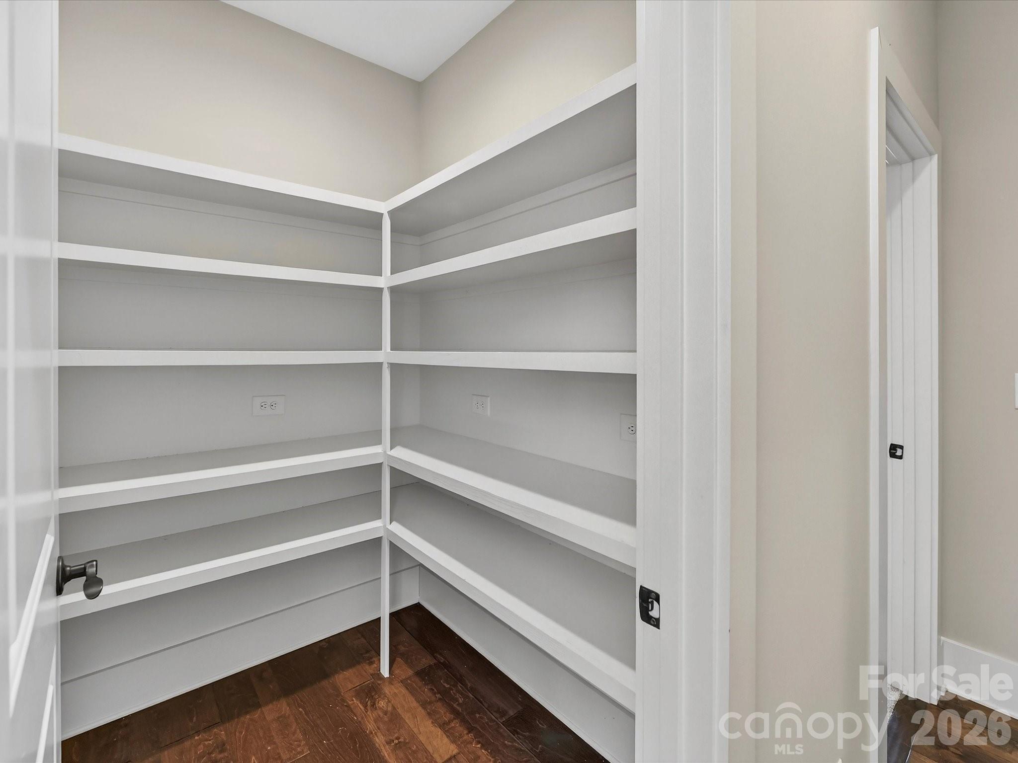 205 Streamwood Road Troutman, NC 28166 - Photo 17 of 41 a view of walk in closet with empty racks