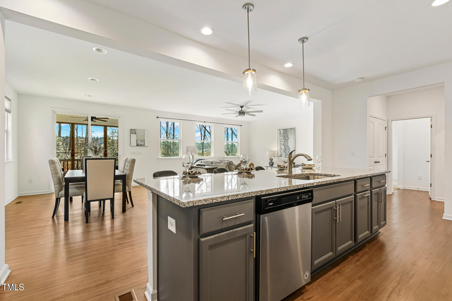 143 Rossell Park Circle Garner, NC 27529 - Photo 11 of 42 a kitchen with lots of counter space a sink and appliances