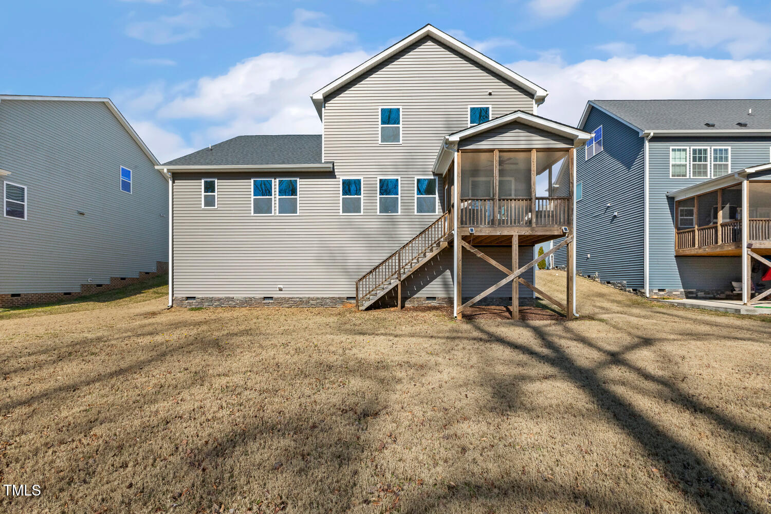 143 Rossell Park Circle Garner, NC 27529 - Photo 36 of 42 a view of a house with backyard
