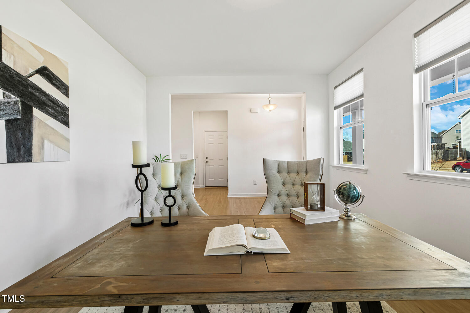 143 Rossell Park Circle Garner, NC 27529 - Photo 5 of 42 a view of a living room and dining room