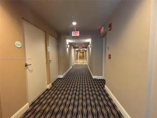 a view of a hallway
