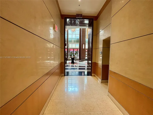 a view of a entryway of the house