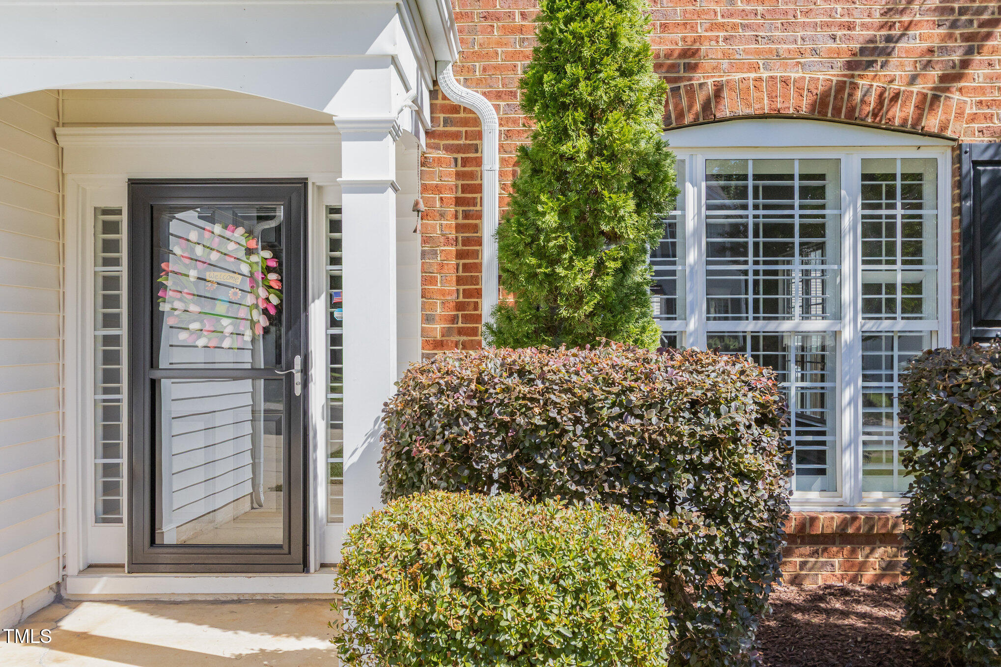 Inviting covered porch