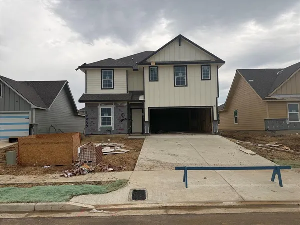 a front view of a house with entertaining space