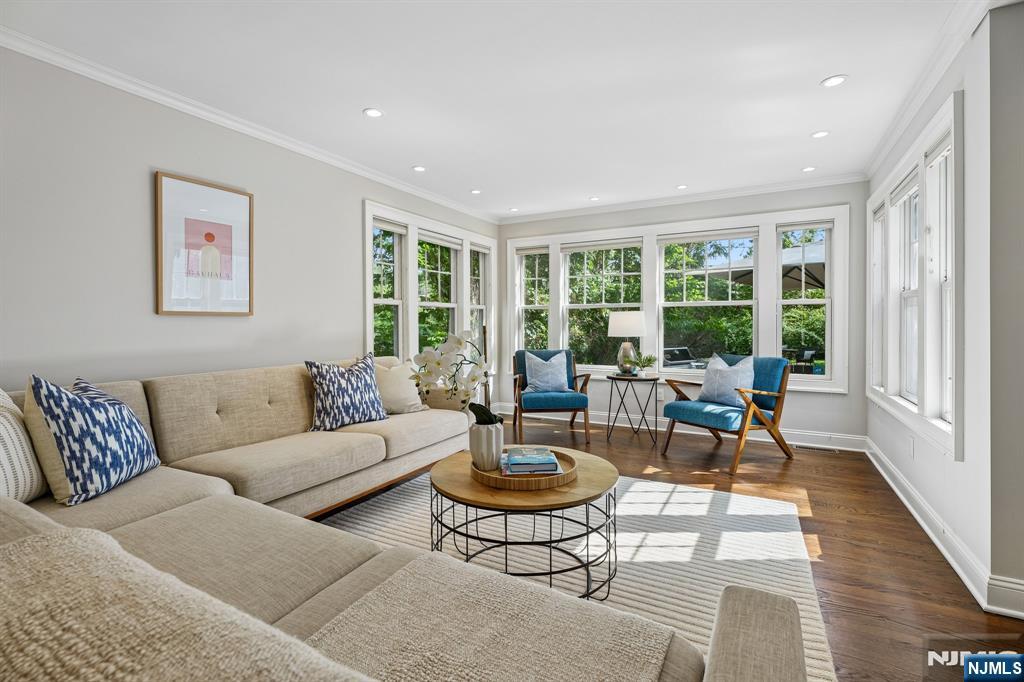 11 Mt Vernon Road Montclair, NJ 07043 - Photo 15 of 49 a living room with furniture and a large window
