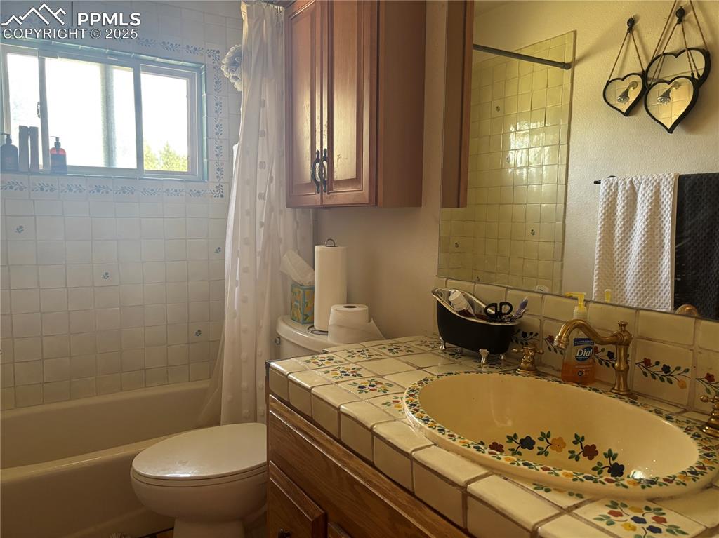 201 Terry Lane Guffey, CO 80820 - Photo 11 of 25 a bathroom with a sink toilet and shower