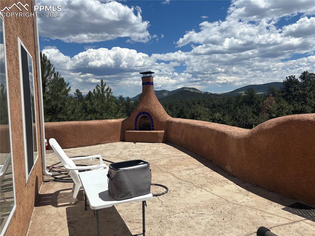 201 Terry Lane Guffey, CO 80820 - Photo 19 of 25 a view of balcony with furniture