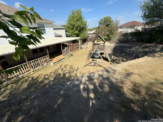 a view of a house with a patio