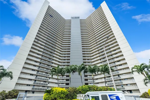 a front view of a building