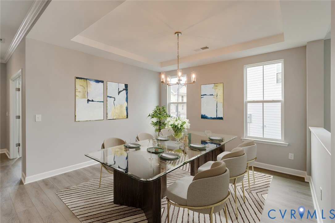 19007 Palisades Ridge Moseley, VA 23120 - Photo 4 of 21 a dining room with furniture and window