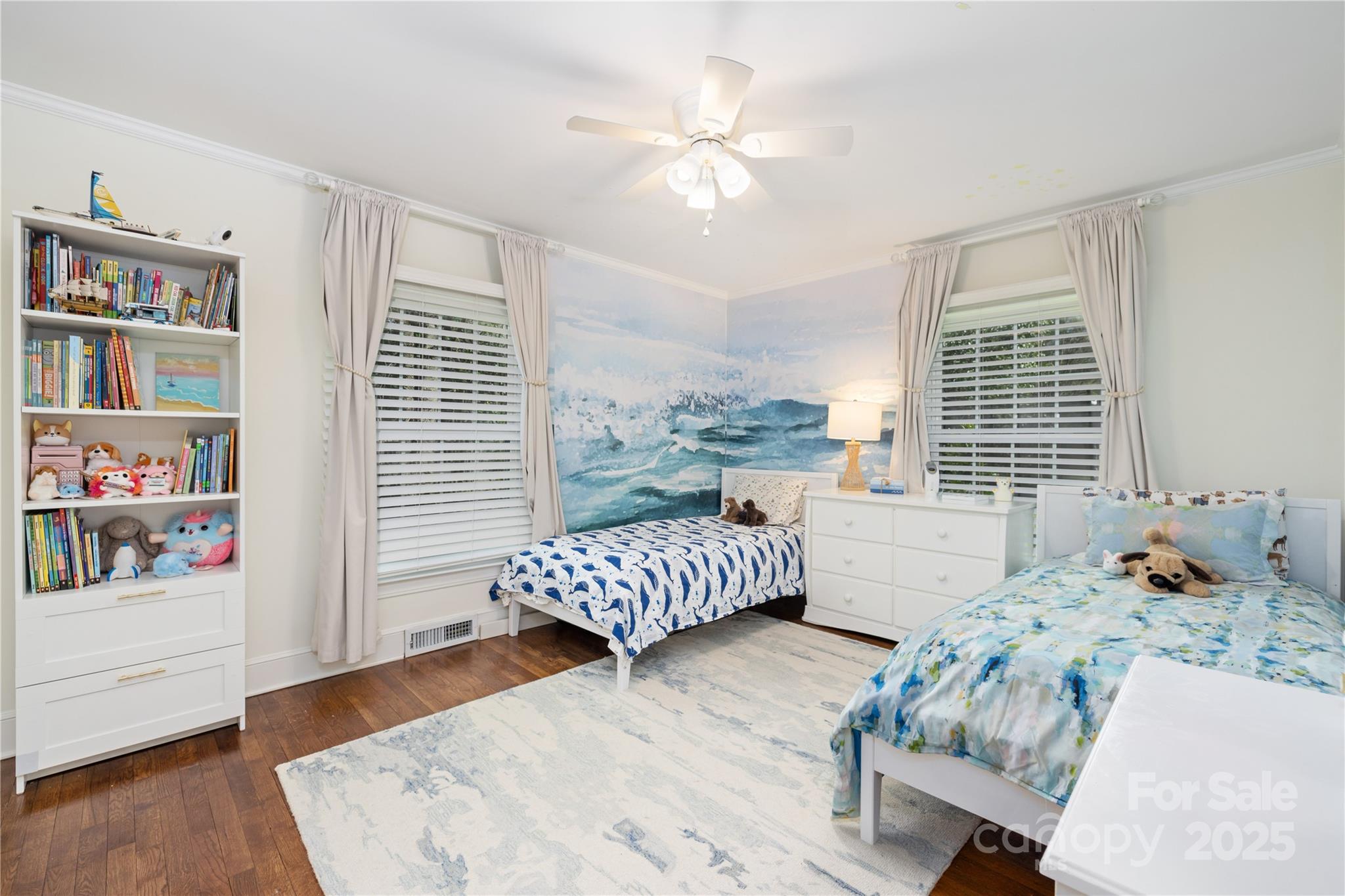 5431 Park Road Charlotte, NC 28209 - Photo 16 of 26 a bedroom with furniture and a large window