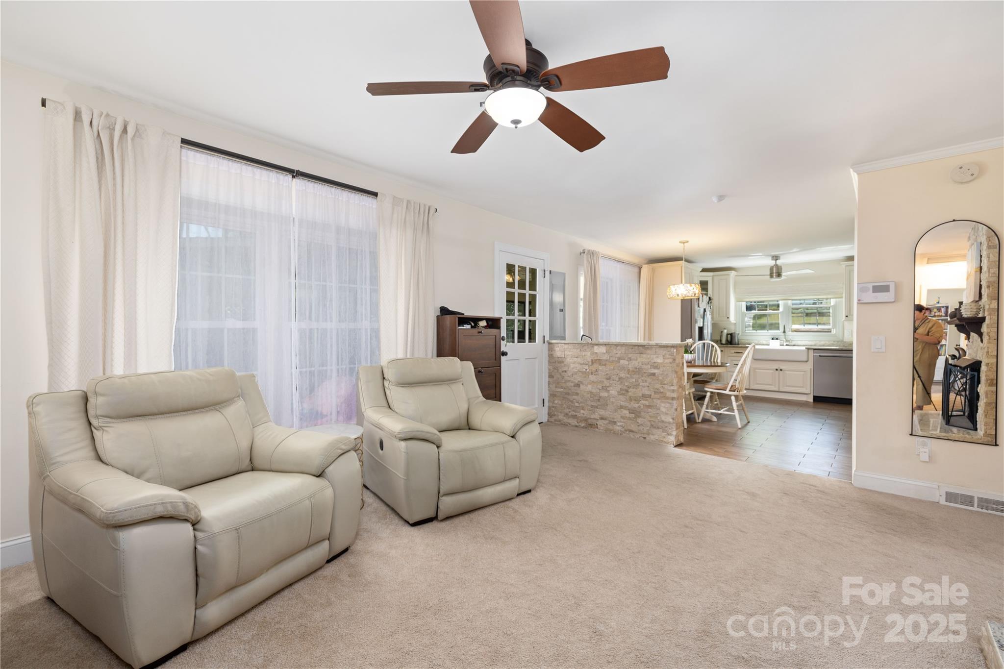 5431 Park Road Charlotte, NC 28209 - Photo 9 of 26 a living room with furniture and a large window