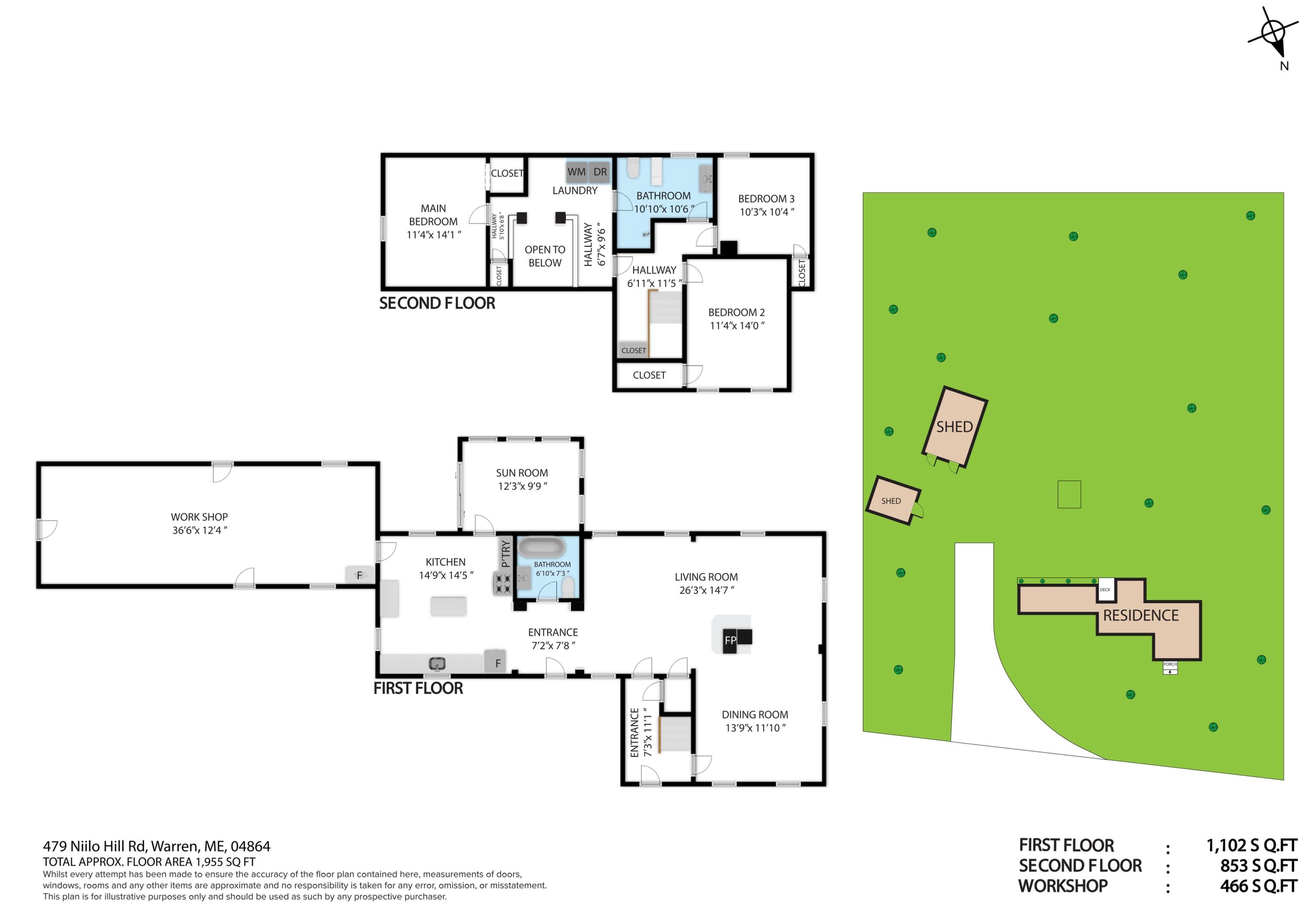 479 Niilo Hill Road Warren, ME 04864 - Photo 42 of 52 479_niilo_hill_rd_warren_me_04864-2d