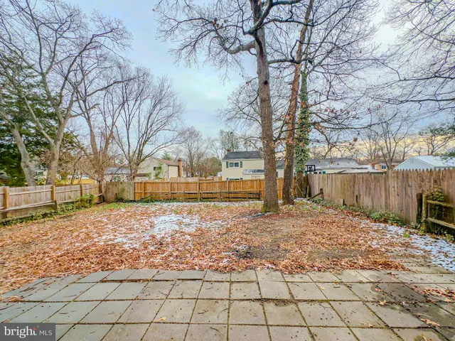 a backyard of a house