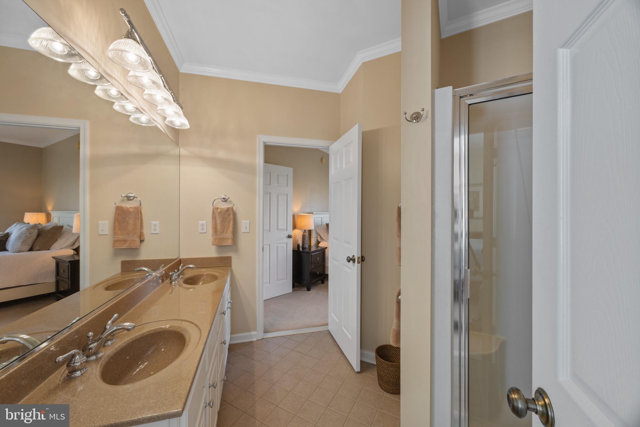 209 Beck Farm Road Centreville, MD 21617 - Photo 32 of 55 a view of a bathroom with a sink and mirror