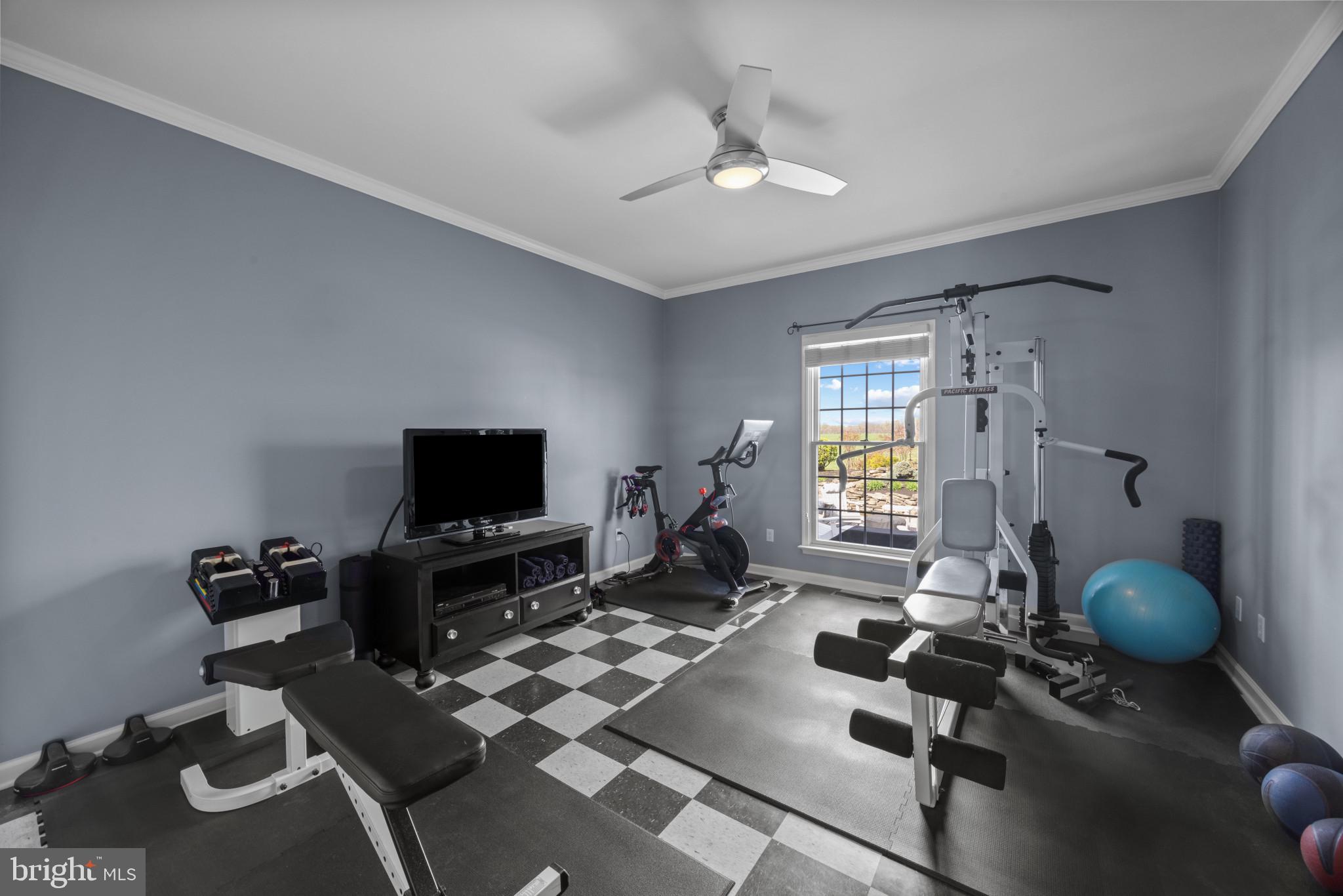 209 Beck Farm Road Centreville, MD 21617 - Photo 36 of 55 a living room with furniture and a flat screen tv