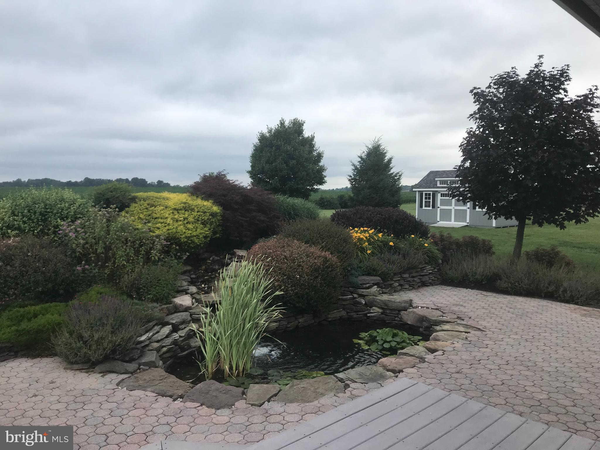 209 Beck Farm Road Centreville, MD 21617 - Photo 51 of 55 a view of a garden with a bench