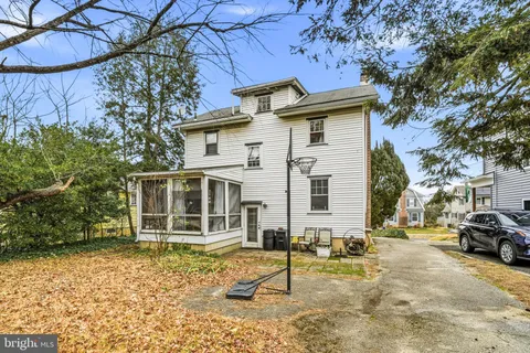 a view of a house with a patio