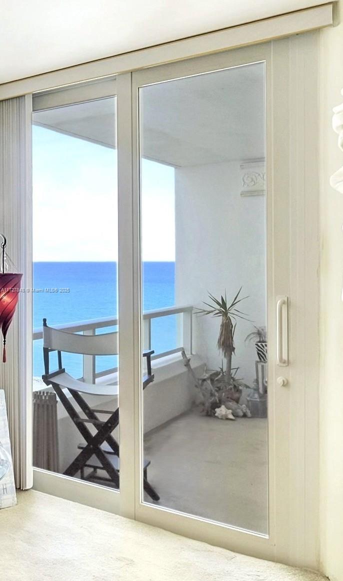 a kitchen with a window