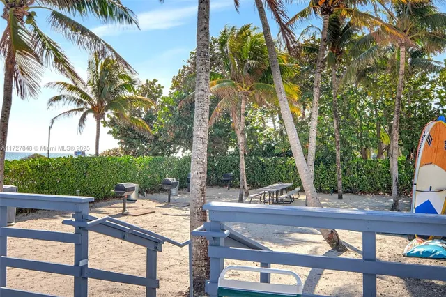a view of lake with a city view