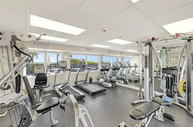 a view of a building with a street