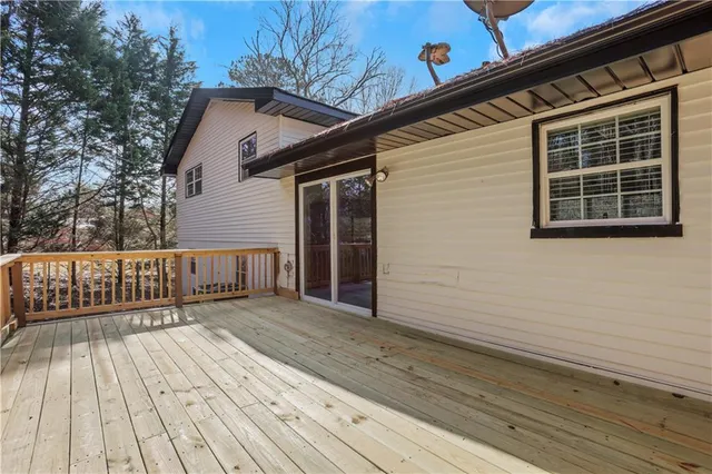 a view of a house with a roof deck