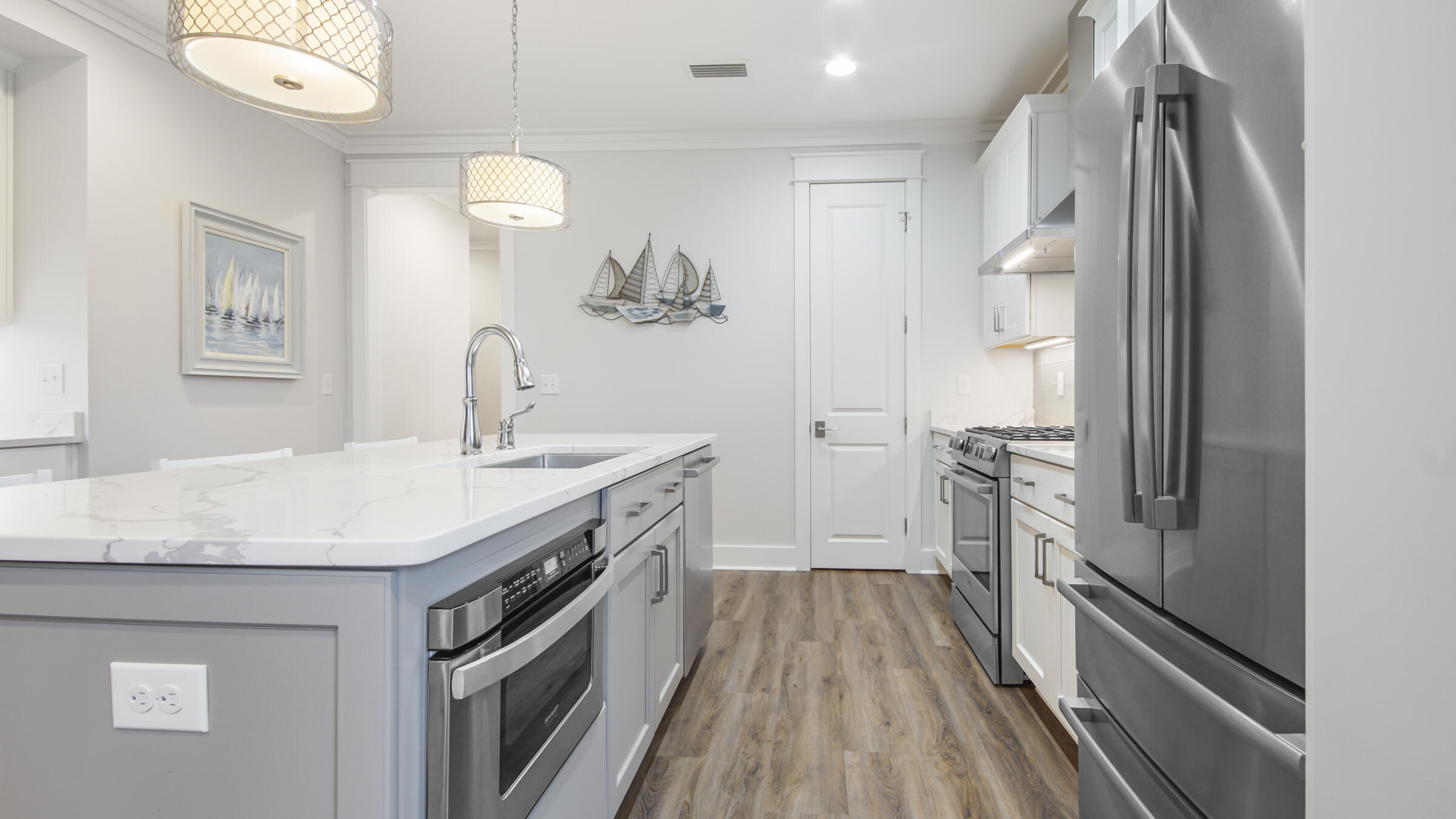 307 Sandchase Cir Inlet Beach Inlet Beach, FL 32461 - Photo 17 of 64 a kitchen with a sink and refrigerator