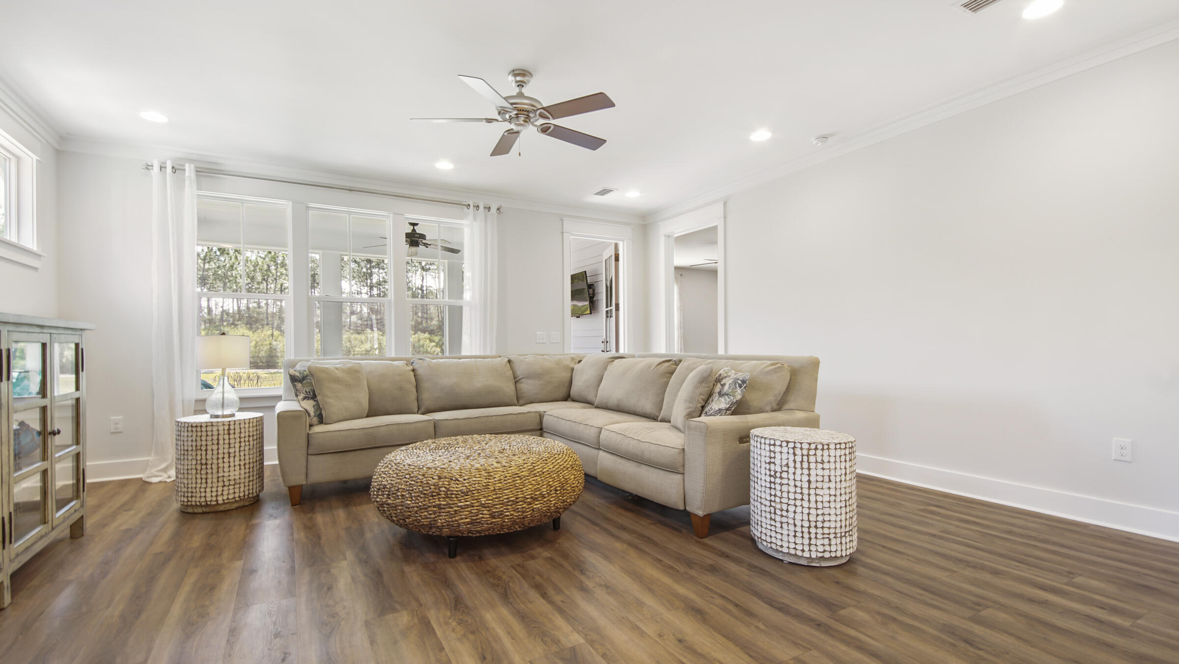 307 Sandchase Cir Inlet Beach Inlet Beach, FL 32461 - Photo 24 of 64 a living room with furniture and a wooden floor