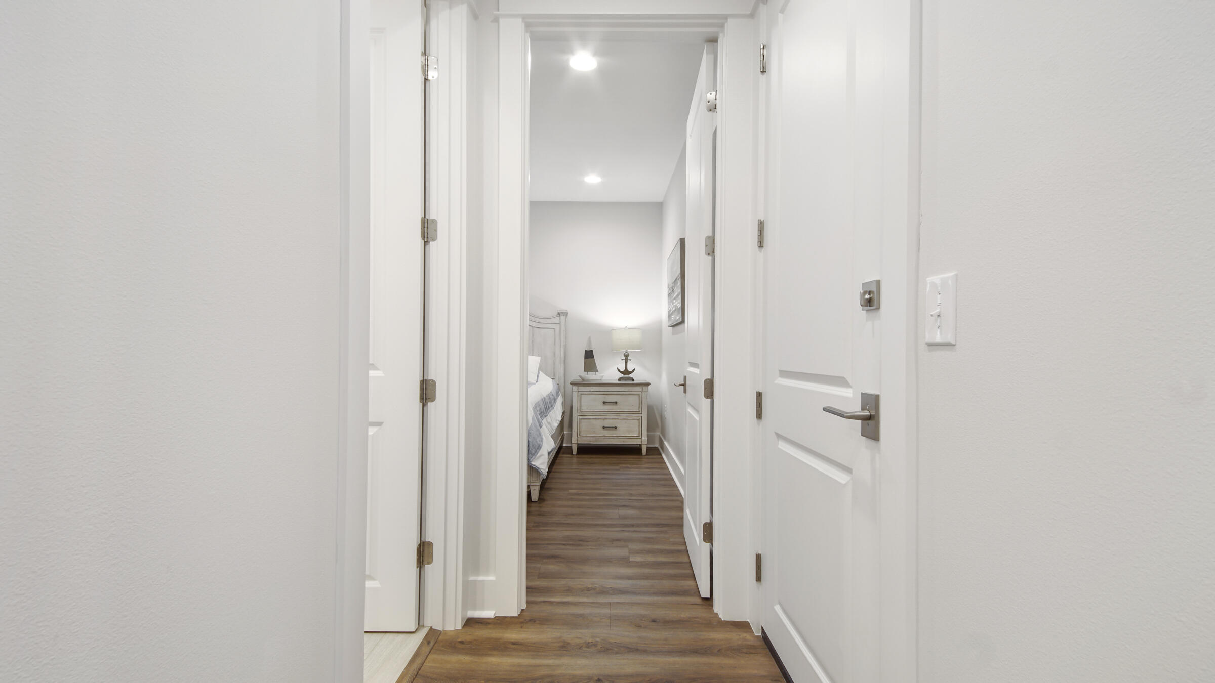 307 Sandchase Cir Inlet Beach Inlet Beach, FL 32461 - Photo 31 of 64 a view of a hallway with a livingroom and a bathroom with a sink
