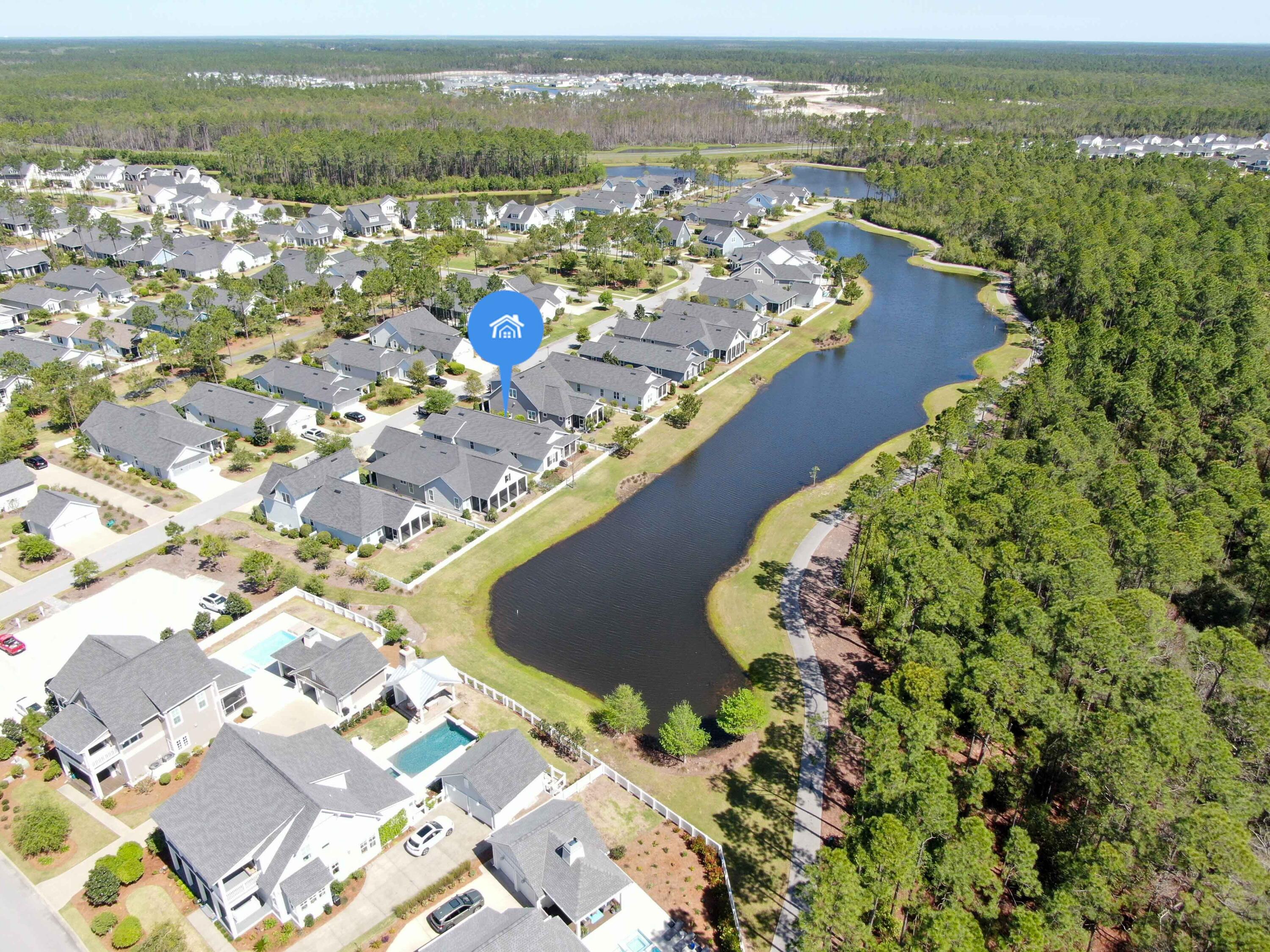 307 Sandchase Cir Inlet Beach Inlet Beach, FL 32461 - Photo 6 of 64 a view of a city with an ocean view