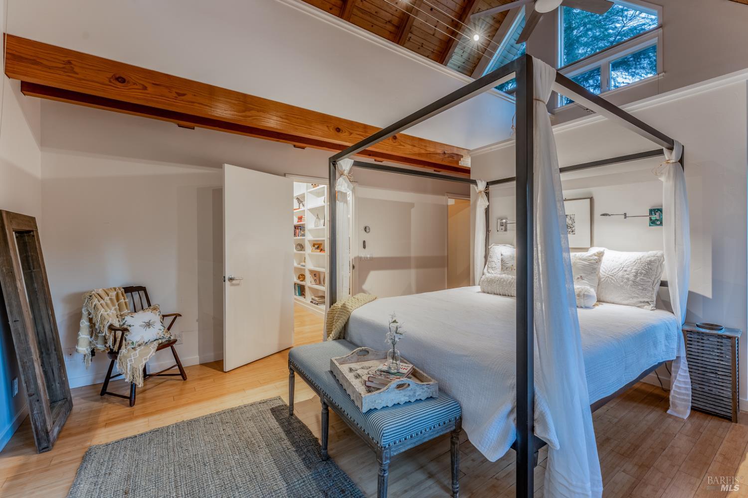 8301 West Potter Valley Road Potter Valley, CA 95469 - Photo 18 of 88 a bedroom with furniture and a window