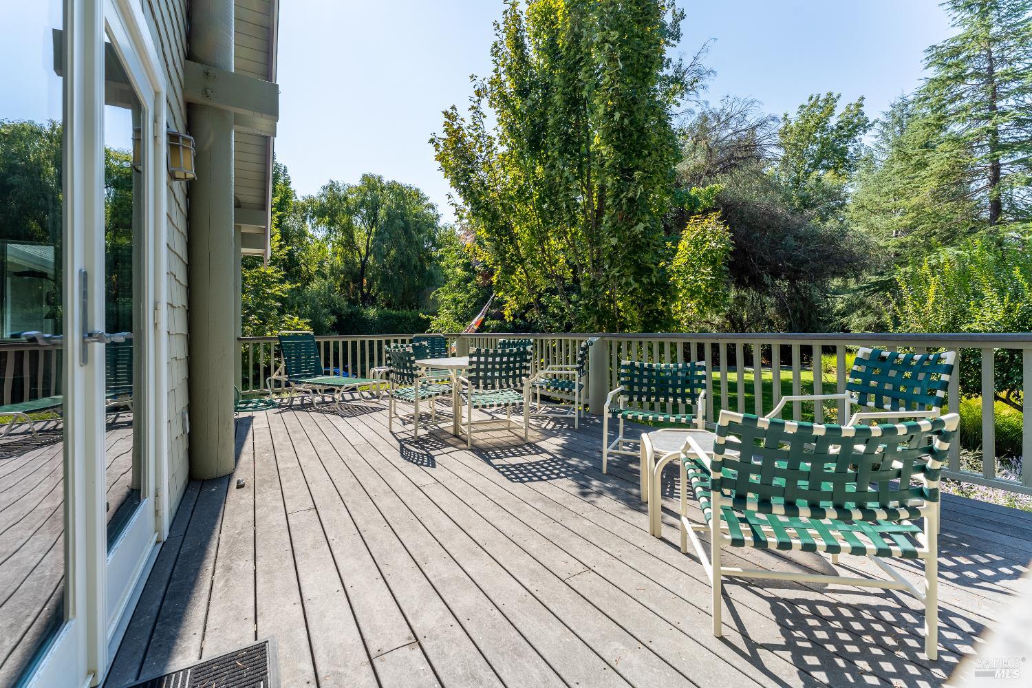 8301 West Potter Valley Road Potter Valley, CA 95469 - Photo 39 of 88 a view of balcony with wooden floor and seating space