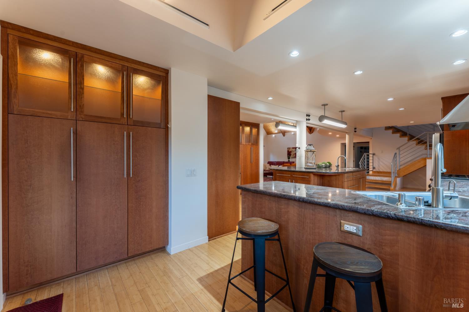 8301 West Potter Valley Road Potter Valley, CA 95469 - Photo 7 of 88 a kitchen with stainless steel appliances granite countertop a sink and a refrigerator