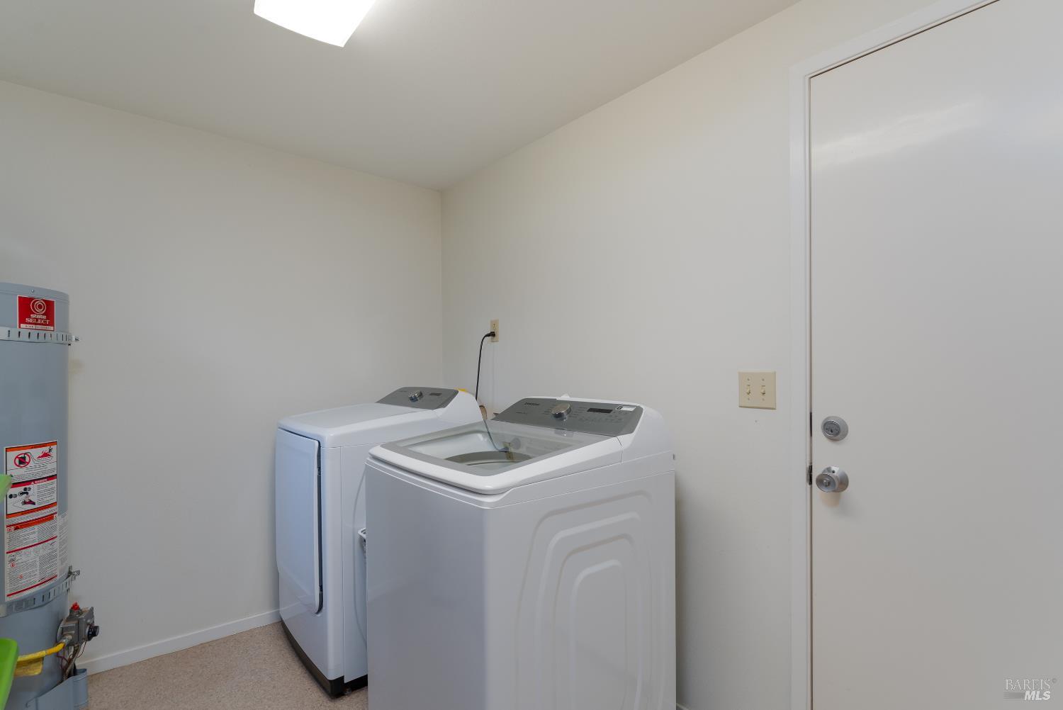 8301 West Potter Valley Road Potter Valley, CA 95469 - Photo 79 of 88 a utility room with dryer and washer