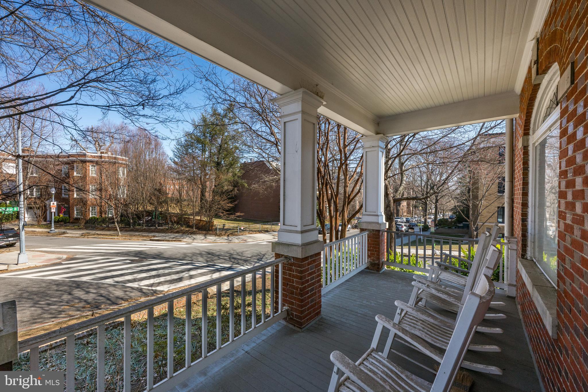 2862 28th Street Northwest Washington, DC 20008 - Photo 6 of 26 a view of a porch with wooden floor