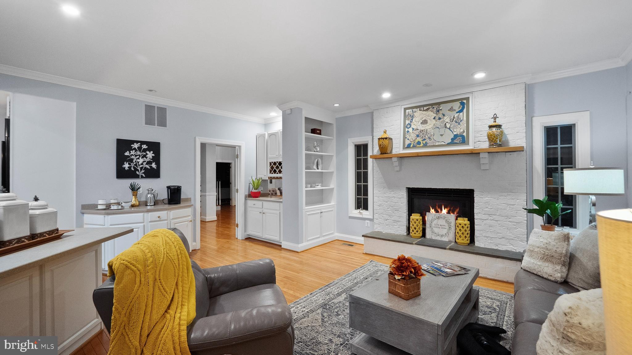 600 Traveller Court Lothian, MD 20711 - Photo 18 of 55 Living Room with fire place 2 of 2