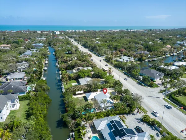 an aerial view of a city with lots of residential buildings