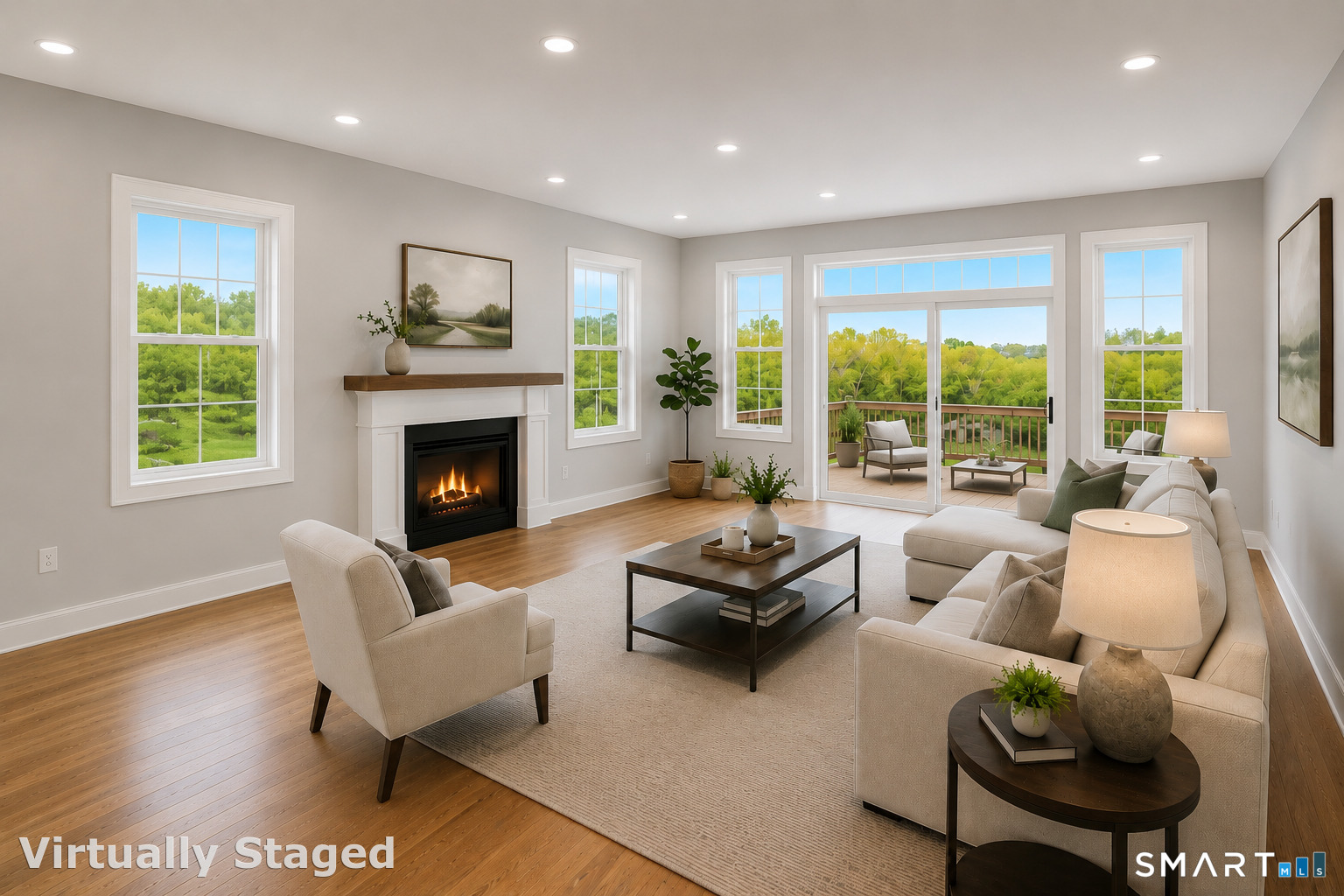 65 Saw Mill Road Burlington, CT 06013 - Photo 15 of 25 living room AI rendered