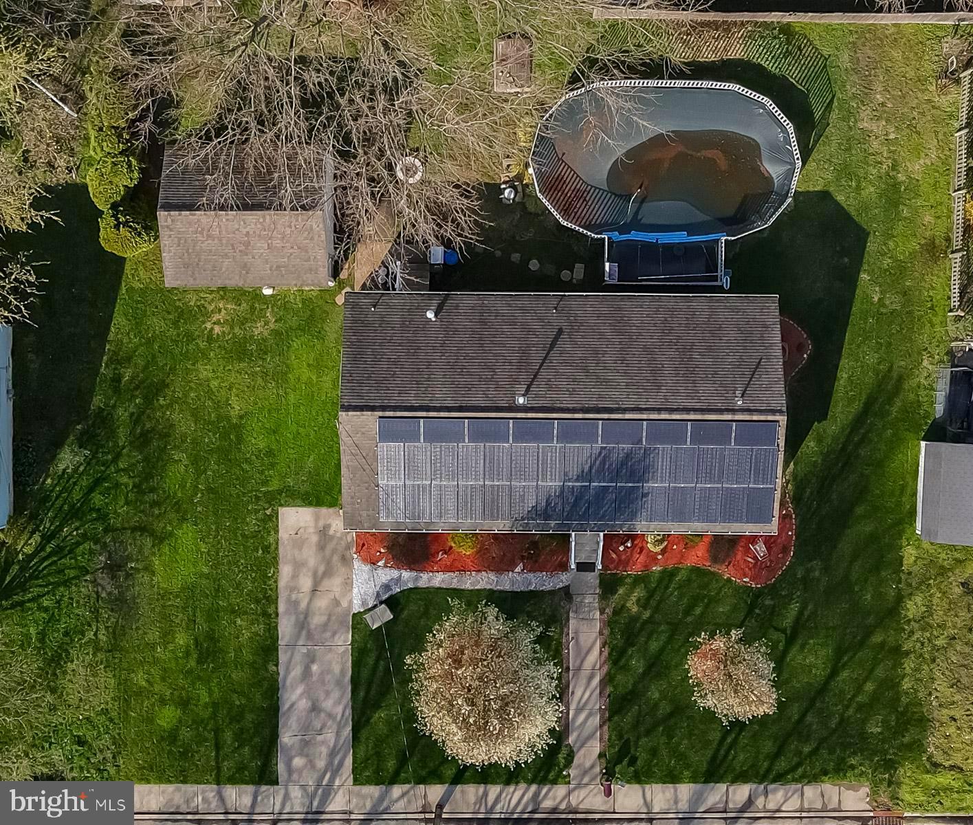 82 Georgia Road Pennsville, NJ 08070 - Photo 29 of 42 Ariel View of Home/Pool/Shed